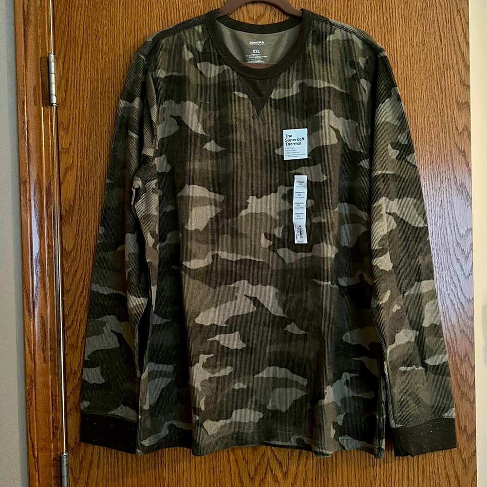 Sonoma XXL men’s thermal camo long sleeve